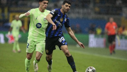 欧冠-弗拉泰西加时制胜索默屡献神扑 国米总分7-6巴萨进决赛