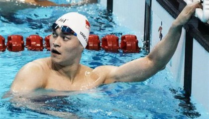孙杨最后一刻被湖北小将反超，将满34岁的他成全场年纪最大选手
