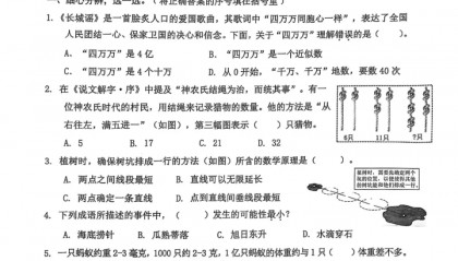 深圳小学数学期末试卷太难,教学改革的步子不能迈太大
