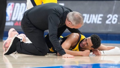 哈利伯顿遭遇右跟腱撕裂 总决赛期间带伤作战