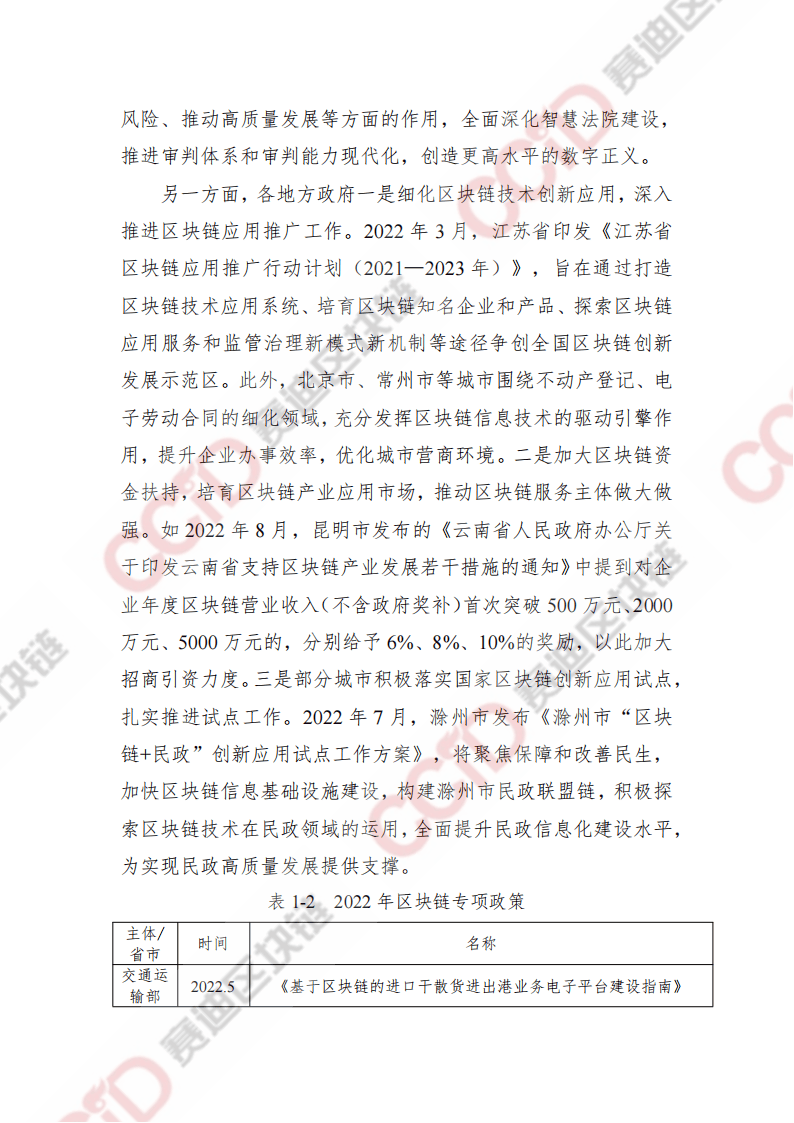 2022-2023中国区块链发展年度报告